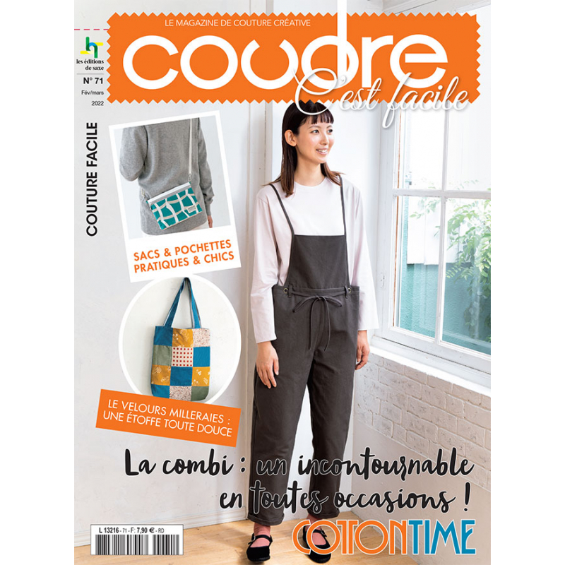 Coudre c'est facile n°71 - La combi : un incontournable en toutes occasions Couture