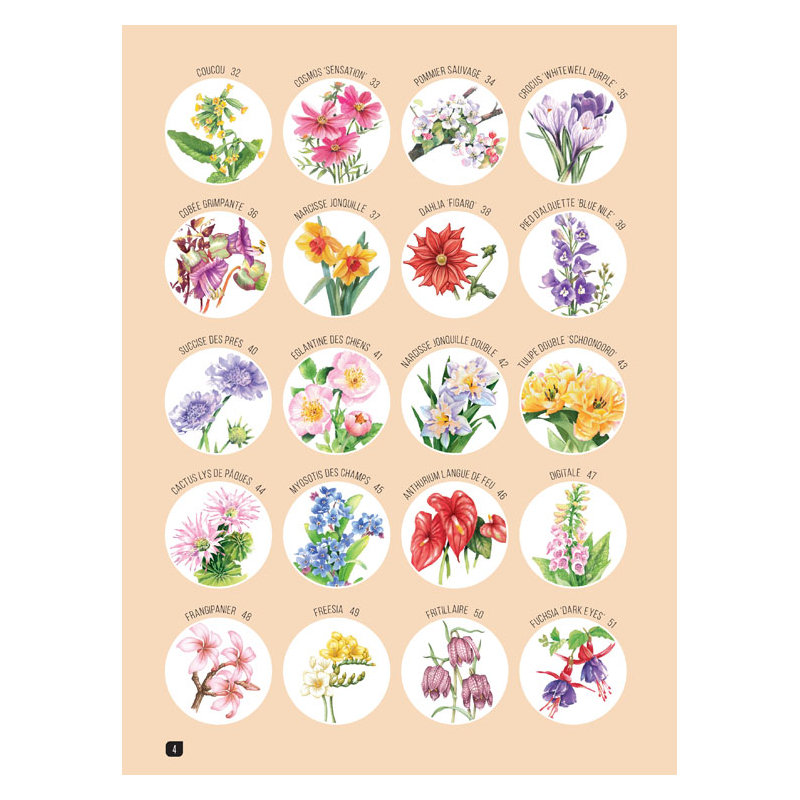 Comment dessiner 100 fleurs  - 3
