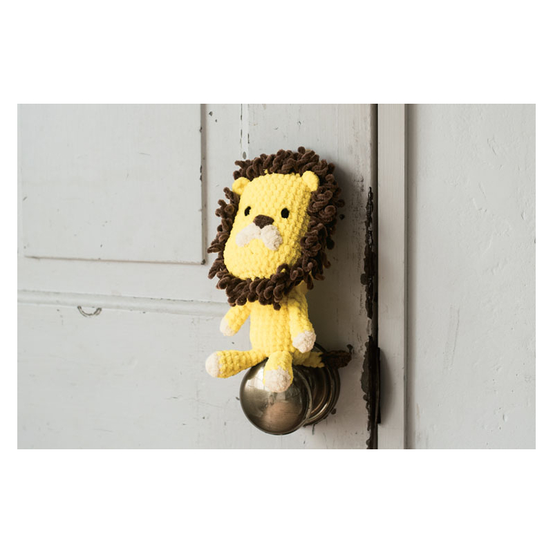 Tuto crochet/amigurumi - Lion crocheté en une pièce, sans coutures