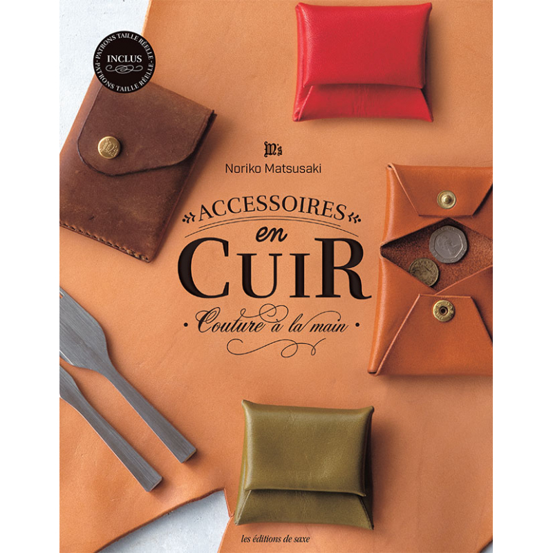 Accessoires en cuir, couture à la main