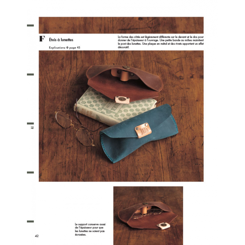 Accessoires en cuir, couture à la main Livre Couture