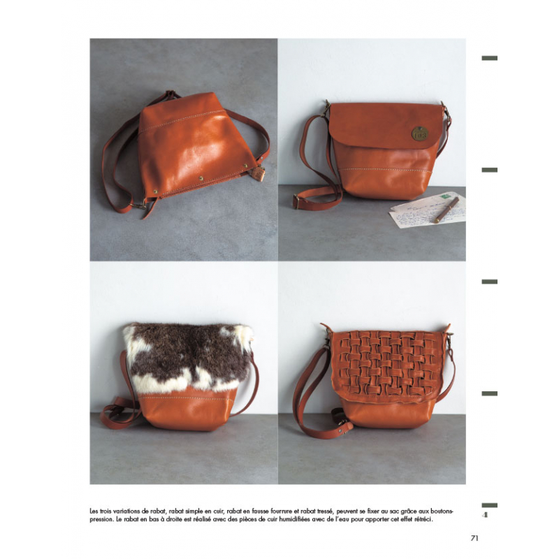 Accessoires en cuir, couture à la main Livre Couture