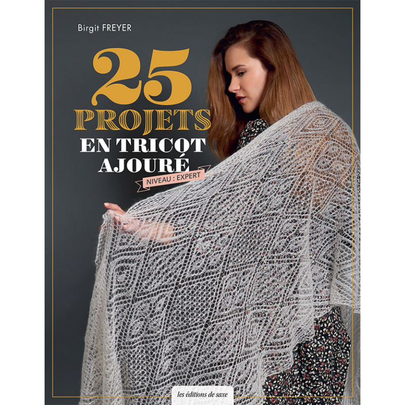 25 projets en tricot ajouré  - 1