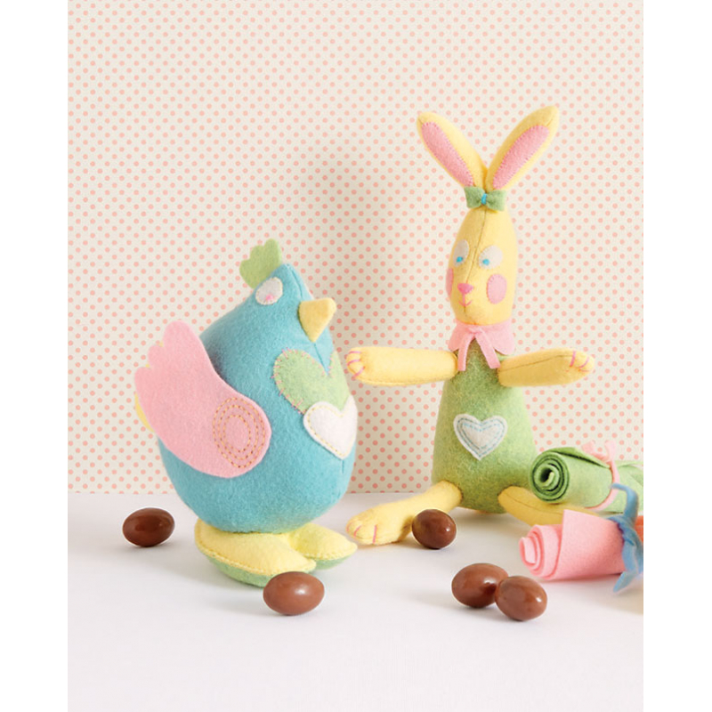 KIT créatif de Pâques en feutrine  - 1
