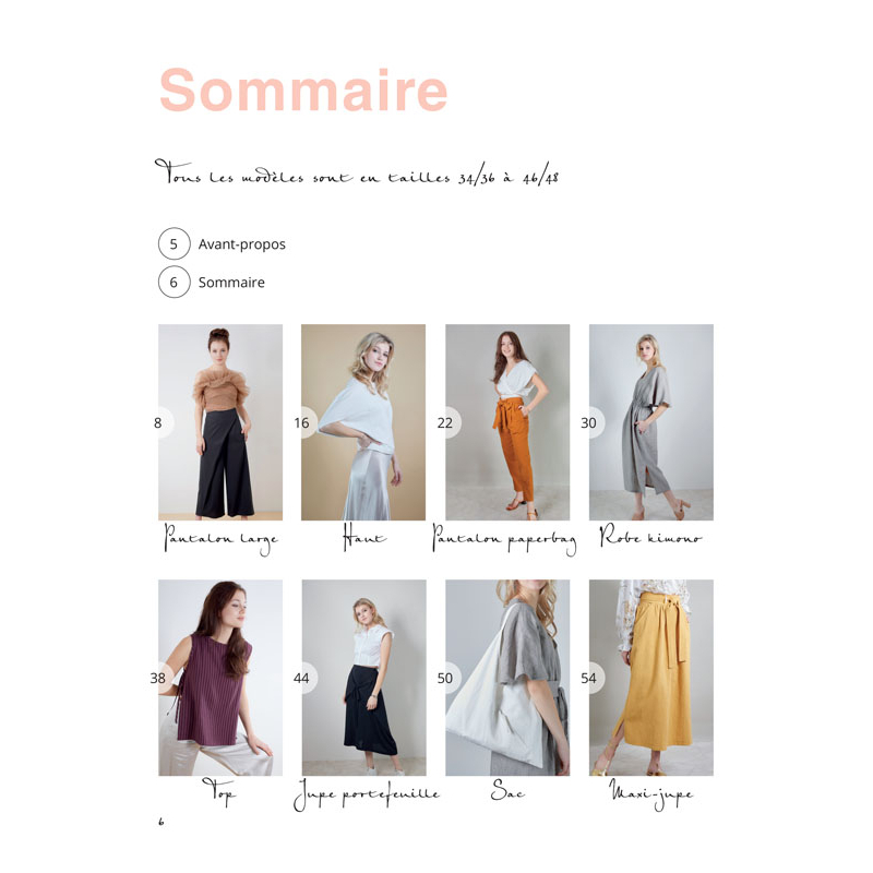 Je couds ma garde-robe simple et épurée Livre Couture