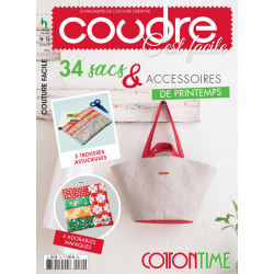 Coudre c'est facile N°72 - 34 sacs & accessoires pour le printemps Magazine Couture