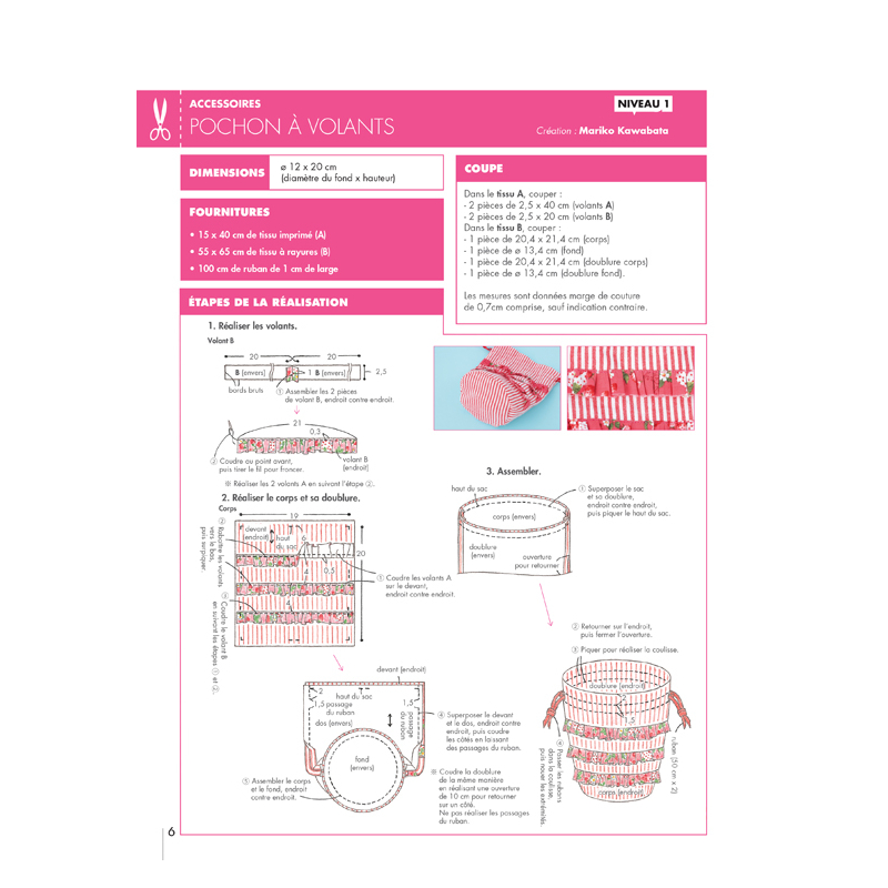 Coudre c'est facile N°72 - 34 sacs & accessoires pour le printemps Magazine Couture