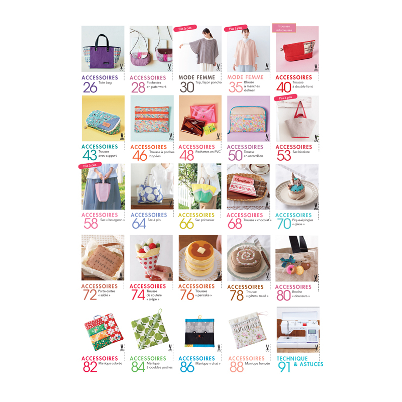 Coudre c'est facile N°72 - 34 sacs & accessoires pour le printemps Magazine Couture
