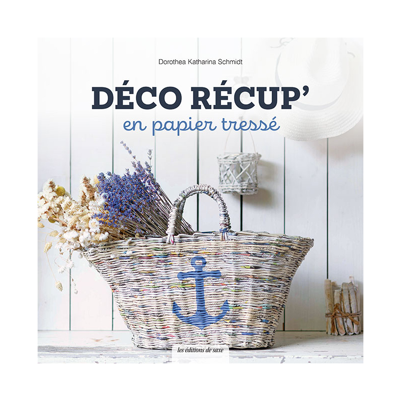 Déco récup' en papier tressé