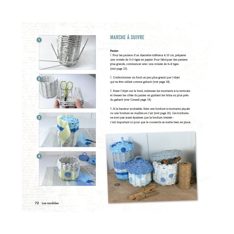 Déco récup' en papier tressé Livre Loisirs créatifs