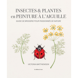 Insectes & plantes en peinture à l'aiguille  - 1