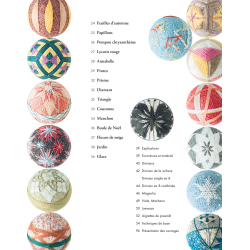 27 boules Temari. Inspiration nature  - 2