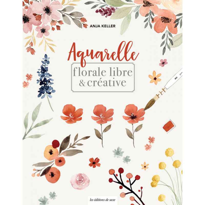 Aquarelle florale libre & créative  - 1