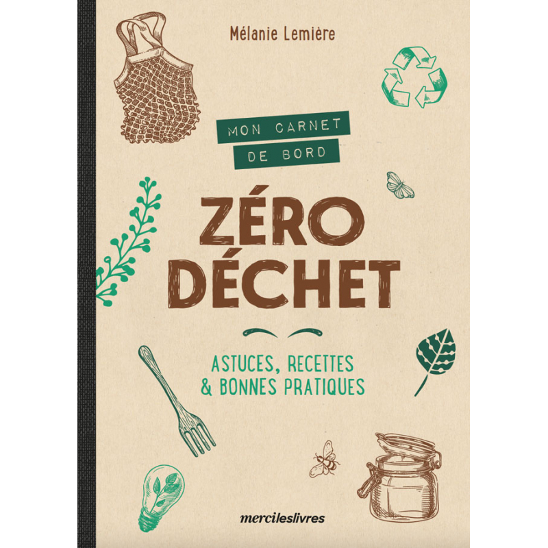 Mon carnet de bord Zéro déchet Livre DIY
