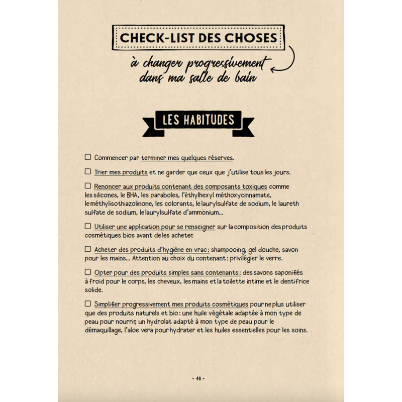 Mon carnet de bord Zéro déchet Livre DIY