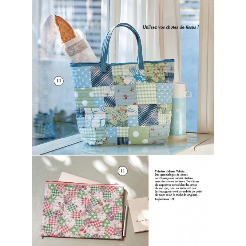 Jolis voyages quiltés Livre Patchwork