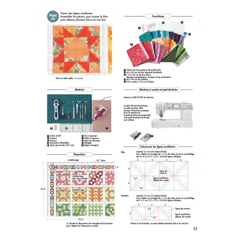Jolis voyages quiltés Livre Patchwork