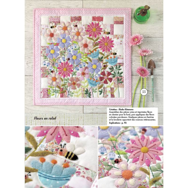 Jolis voyages quiltés Livre Patchwork