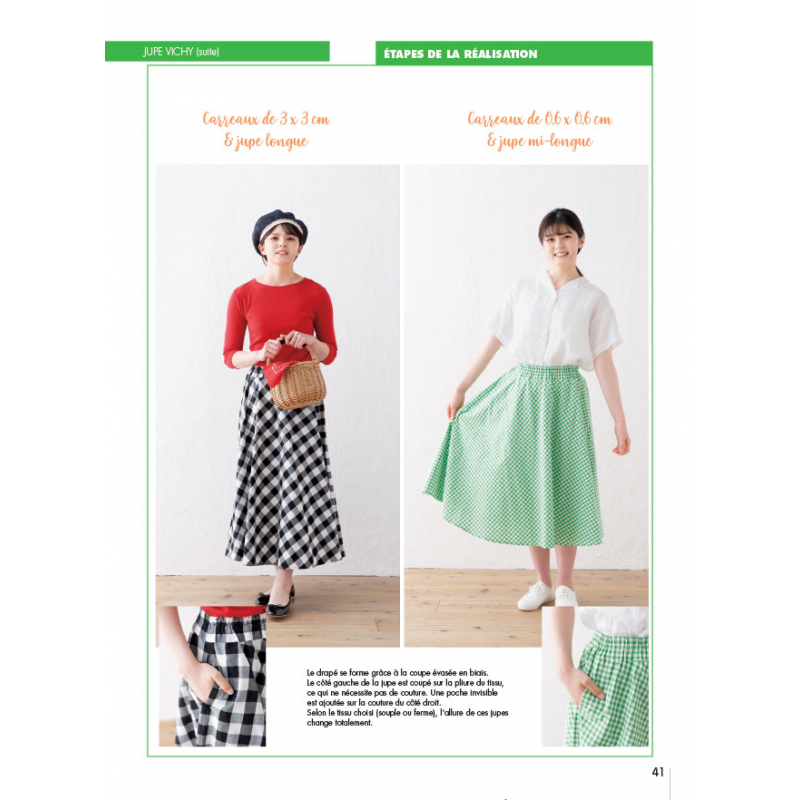 Coudre c'est facile n°74 - 26 projets toniques pour un été vitaminé ! Magazine Couture