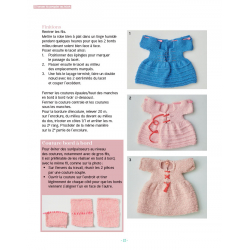 12 tenues de poupées au tricot & leurs accessoires  - 8