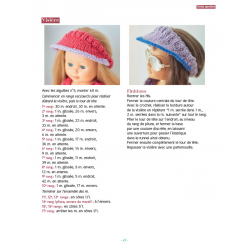 12 tenues de poupées au tricot & leurs accessoires  - 13