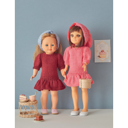 12 tenues de poupées au tricot & leurs accessoires  - 4