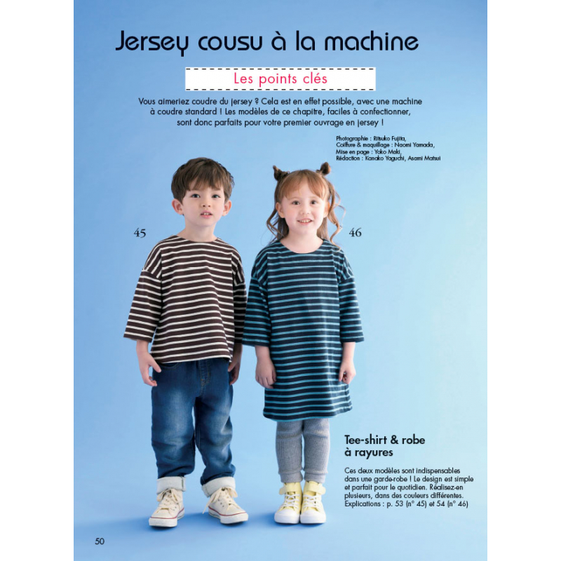 65 vêtements & accessoires pour enfants Livre Couture
