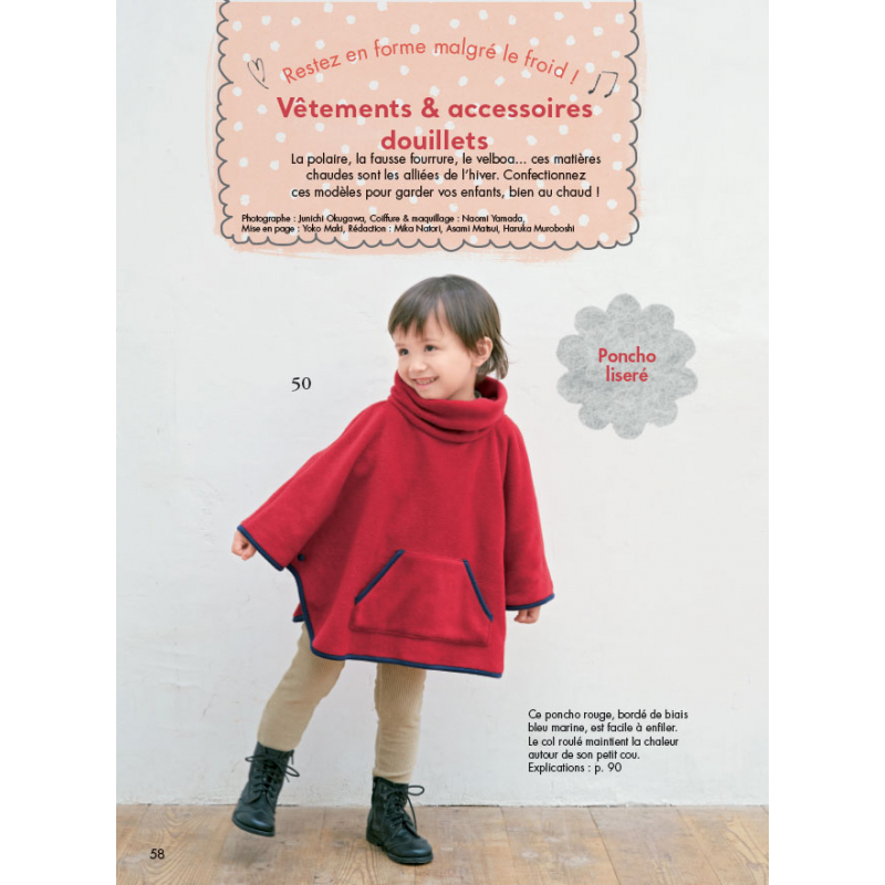 65 vêtements & accessoires pour enfants Livre Couture