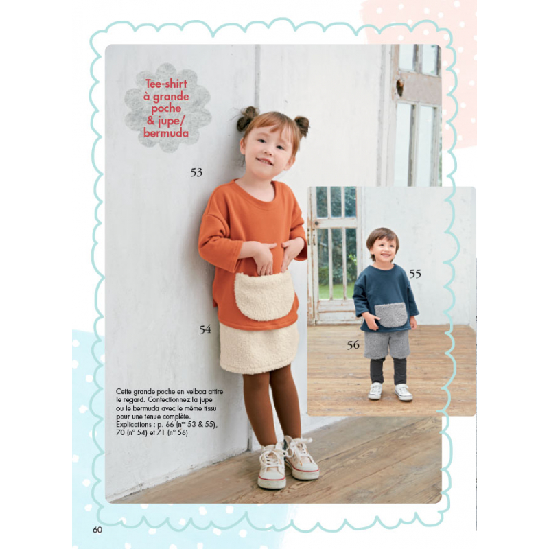 65 vêtements & accessoires pour enfants Livre Couture