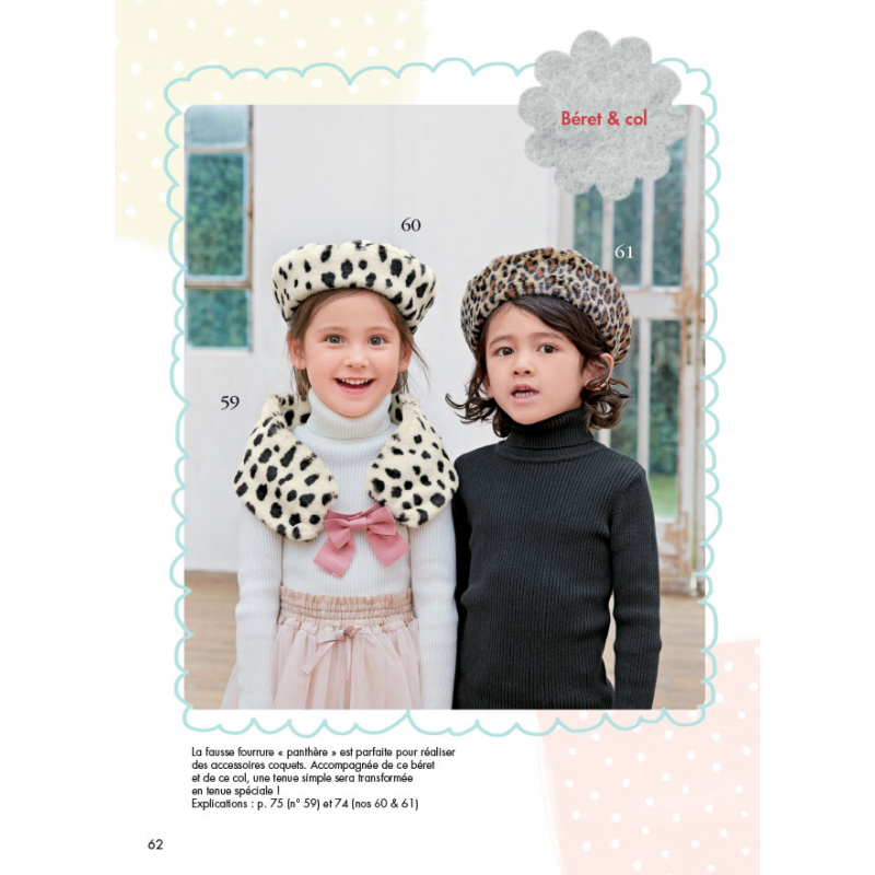 65 vêtements & accessoires pour enfants Livre Couture