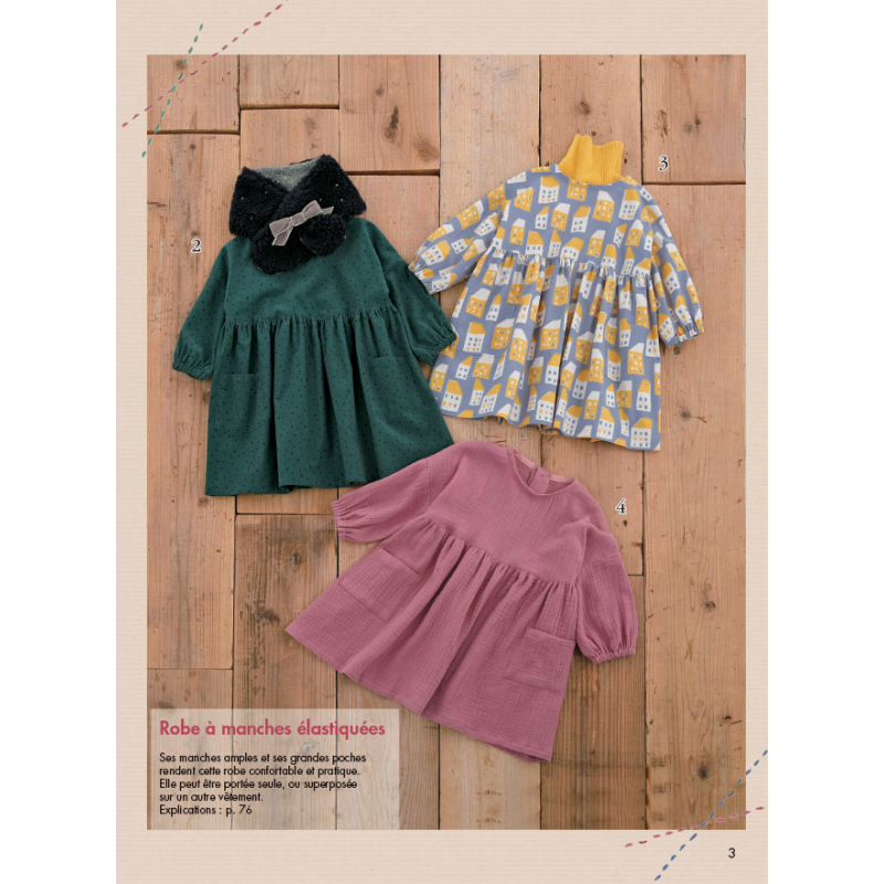65 vêtements & accessoires pour enfants Livre Couture