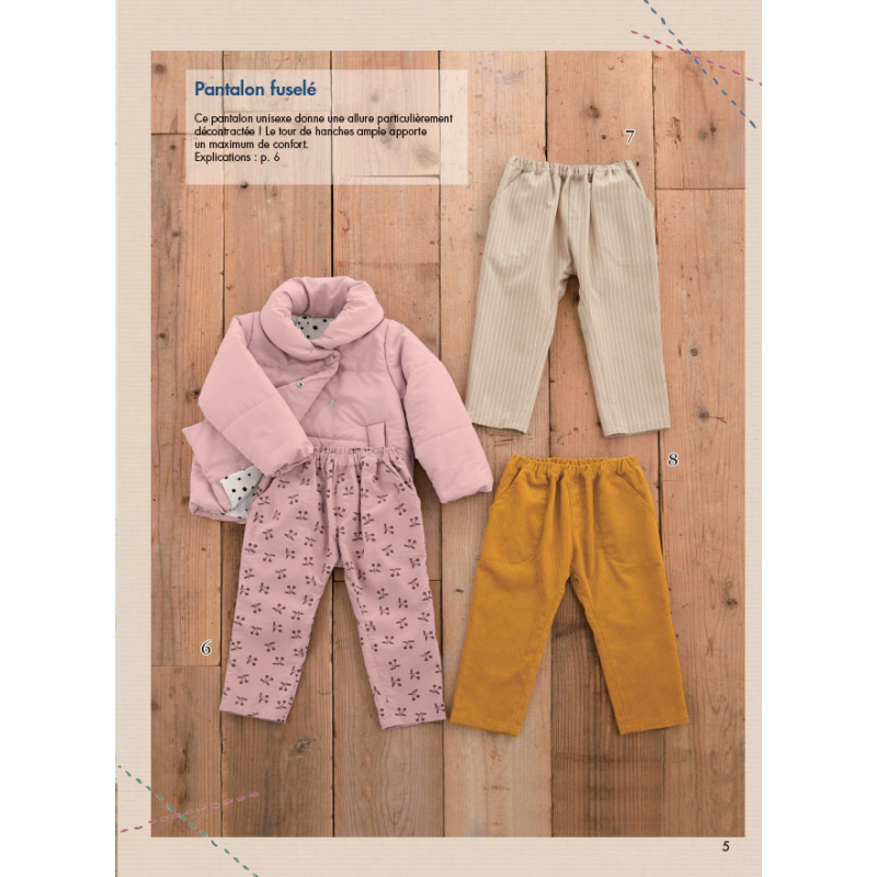 65 vêtements & accessoires pour enfants Livre Couture