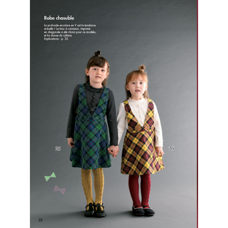 65 vêtements & accessoires pour enfants Livre Couture