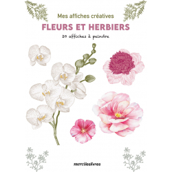 Fleurs et herbiers - 20 affiches à peindre  - 1