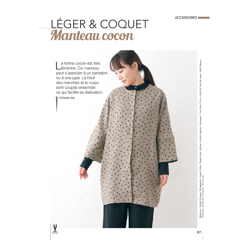 Coudre c'est facile n°75 - 29 créations mi-saison Magazine Couture
