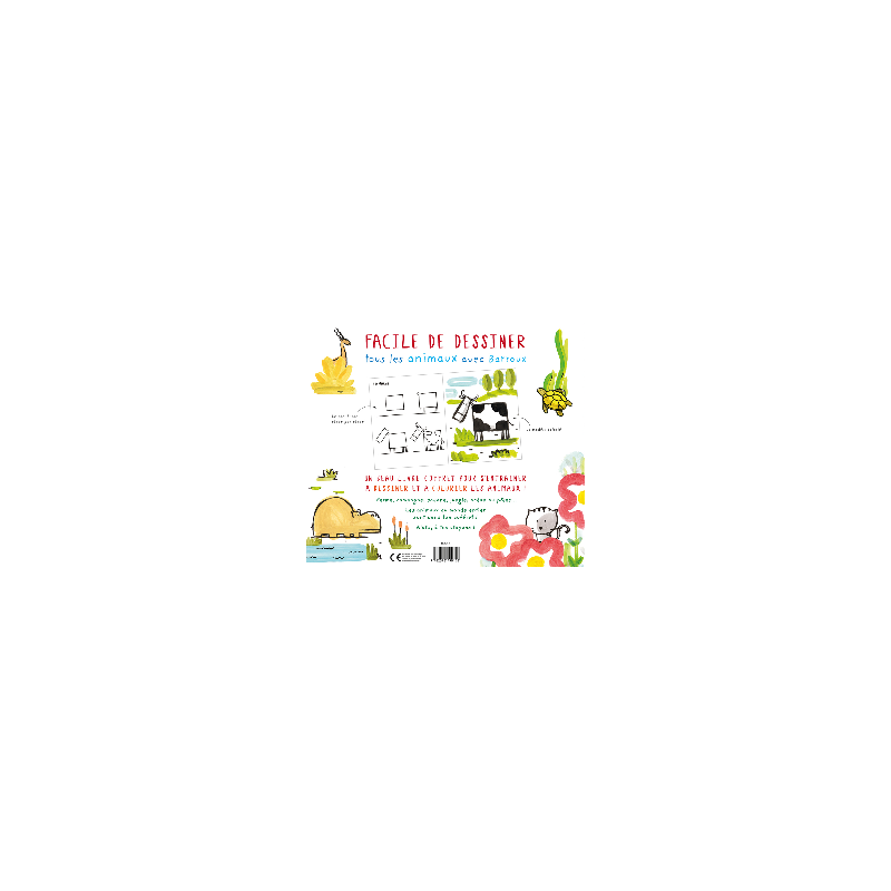 Facile de dessiner tous les animaux avec Barroux Livre Jeunesse