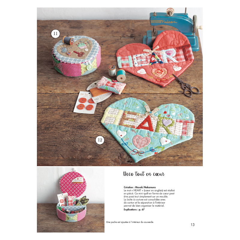71 modèles romantiques Livre Patchwork