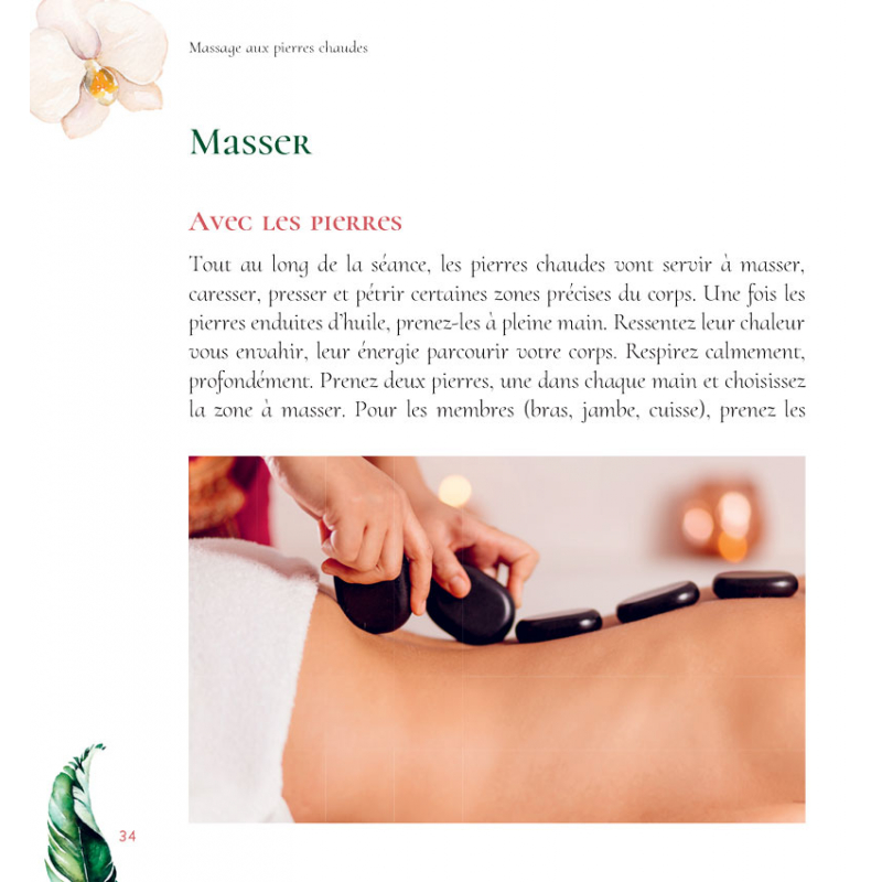 Massages aux pierres chaudes Livre Loisirs créatifs