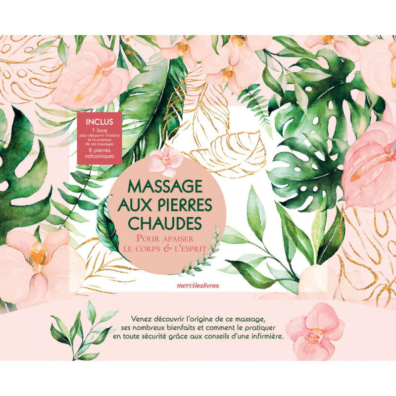 Carte enveloppe cadeau Massage aux pierres chaudes