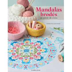 Mandalas brodés au point de croix - 1 Mandalas brodés au point de croix - 1