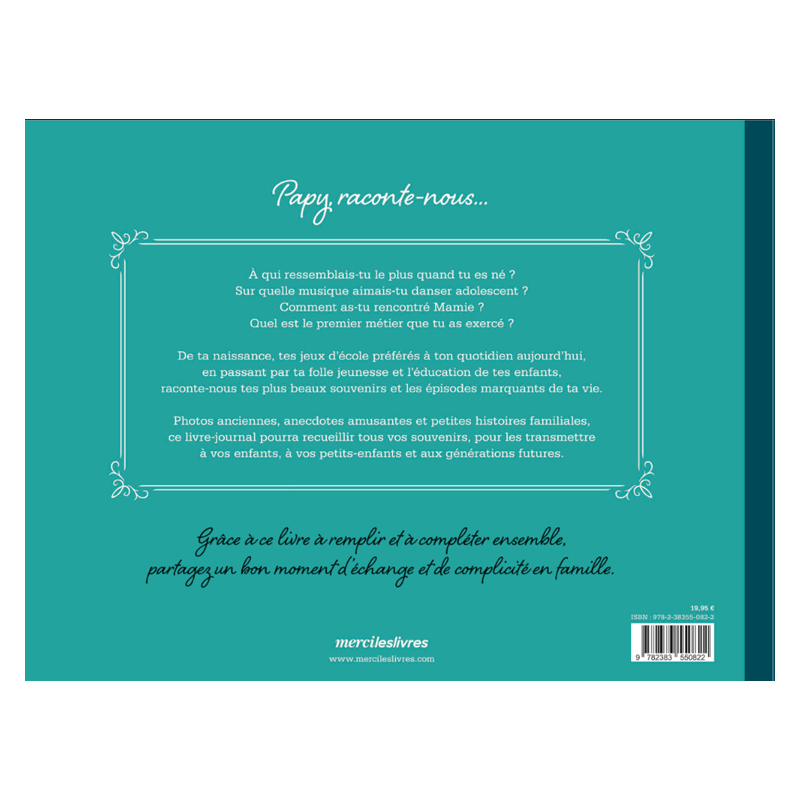 Papy, Raconte-nous Livre Beaux livres à offrir