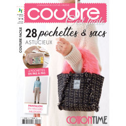 Coudre c'est facile n°76 - 28 pochettes & sacs astucieux Magazine Couture