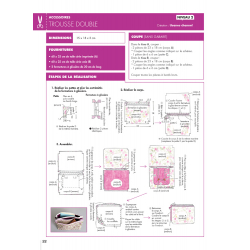 Coudre c'est facile n°76 - 28 pochettes & sacs astucieux Magazine Couture