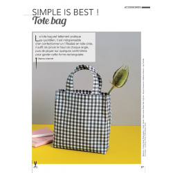 Coudre c'est facile n°76 - 28 pochettes & sacs astucieux Magazine Couture