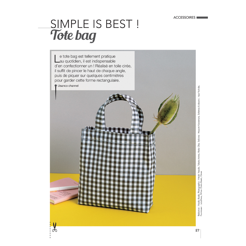 Coudre c'est facile n°76 - 28 pochettes & sacs astucieux Magazine Couture