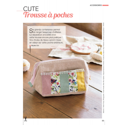 Coudre c'est facile n°76 - 28 pochettes & sacs astucieux Magazine Couture