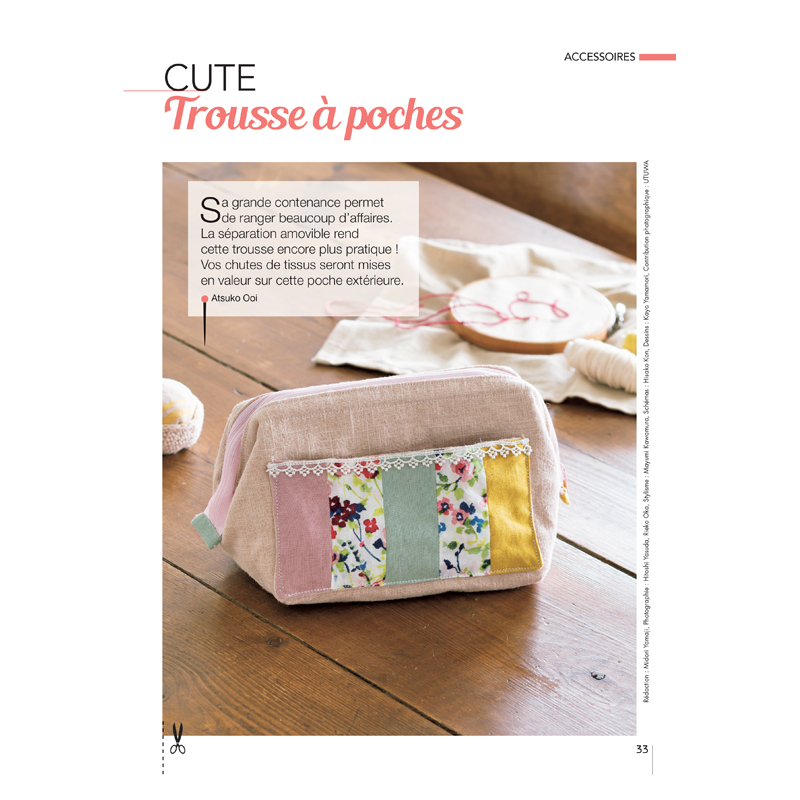 Coudre c'est facile n°76 - 28 pochettes & sacs astucieux Magazine Couture