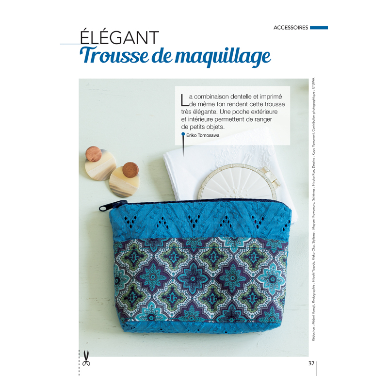 Coudre c'est facile n°76 - 28 pochettes & sacs astucieux Magazine Couture
