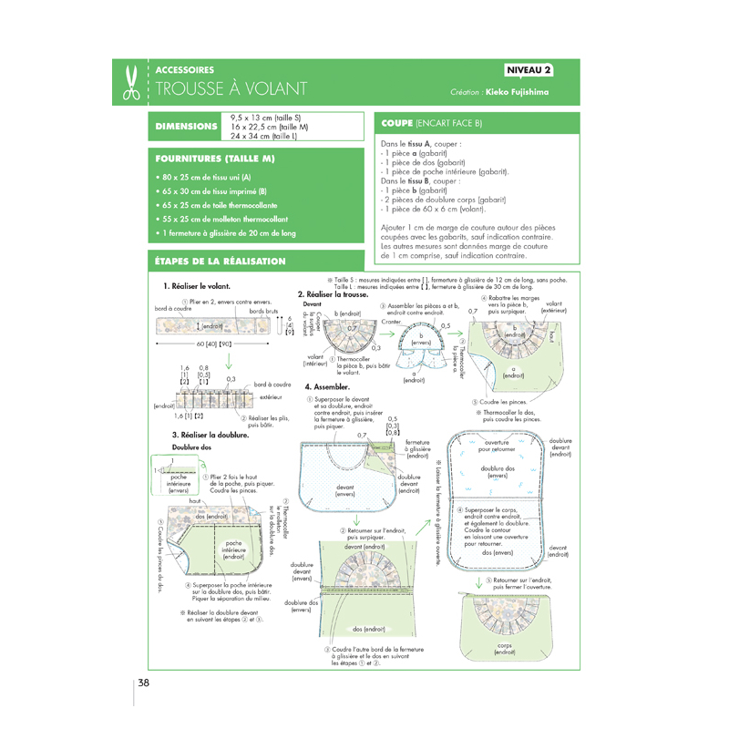 Coudre c'est facile n°76 - 28 pochettes & sacs astucieux Magazine Couture