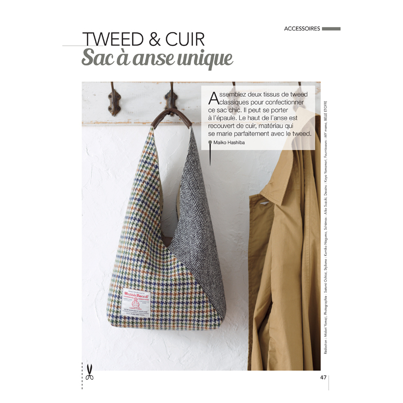 Coudre c'est facile n°76 - 28 pochettes & sacs astucieux Magazine Couture